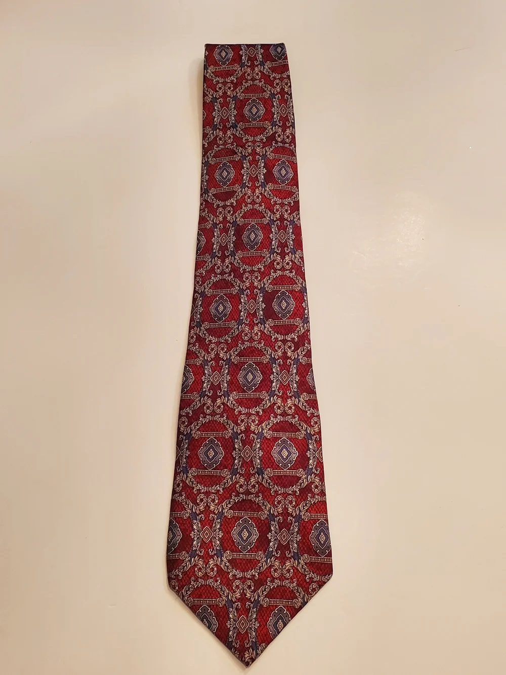 Vintage - Silk Tie Bundle • Henry Grunthal & Lands’ End • Classic Red